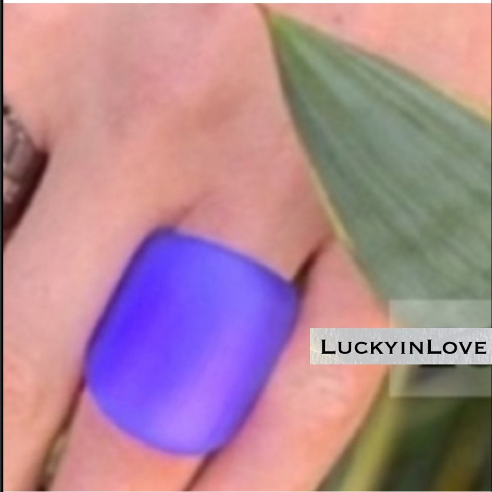 ALEXIS BITTAR • Lucite Block Ring- Purple
